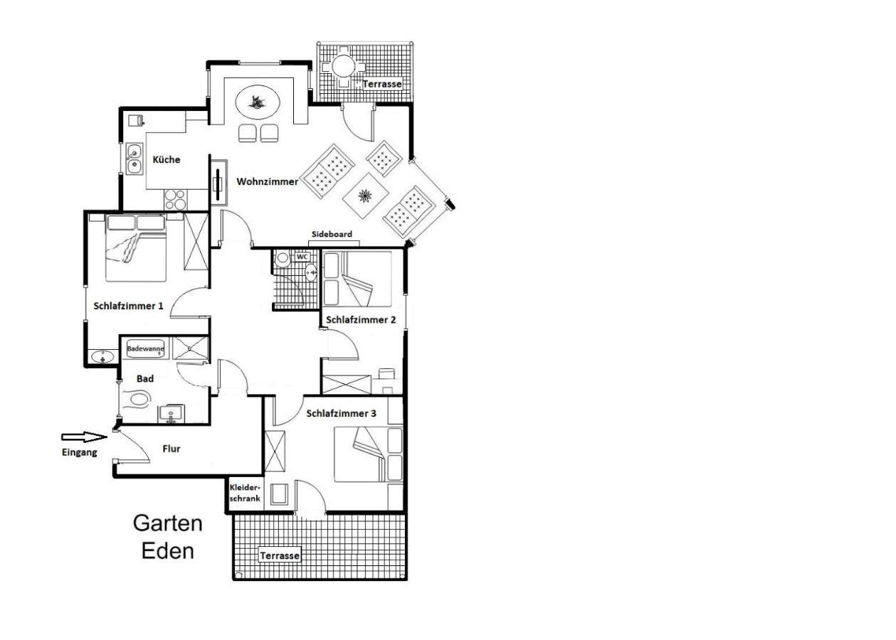 Ferienwohnung Garten Eden Sommer-Hornerbahnen Kostenlos Bolsterlang Exterior foto